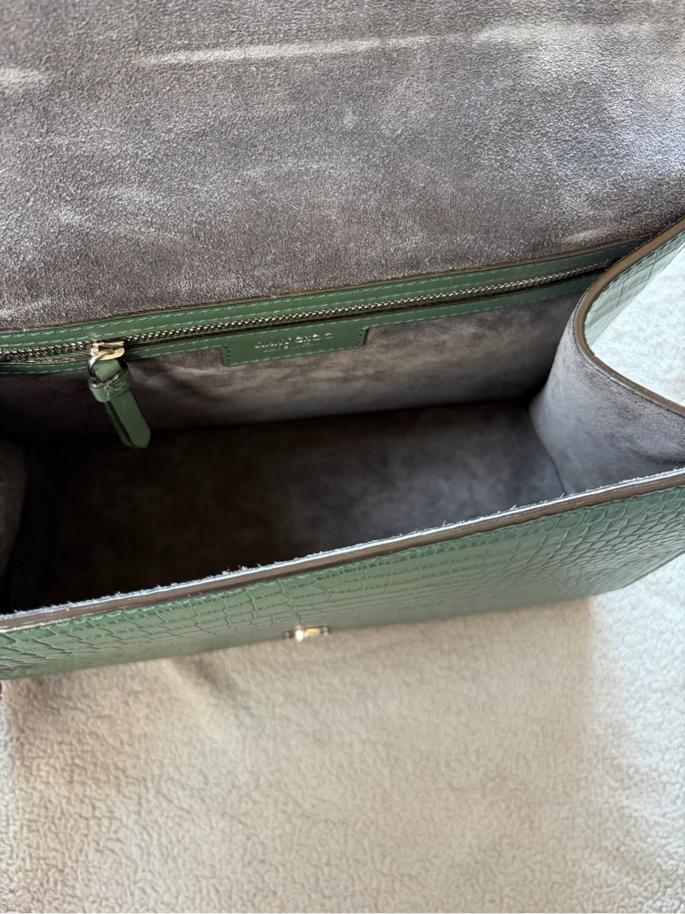 Jimmy Choo Embossed Leather Madeline - Picture 8 of 11